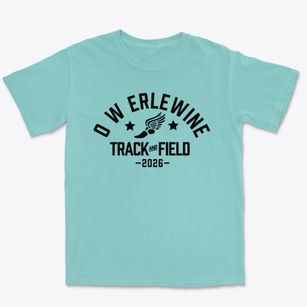 O W Erlewine Elementary School Track and Field Premium Heavyweight T-shirt