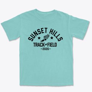 Sunset Hills Montessori School Track and Field Premium Heavyweight T-shirt