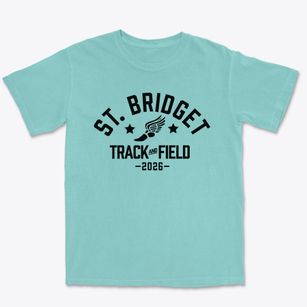 Saint Bridget School Track and Field Premium Heavyweight T-shirt