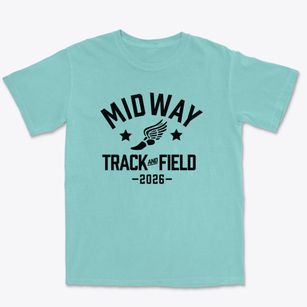 Midway Intermediate School Track and Field Premium Heavyweight T-shirt