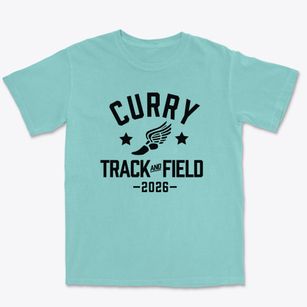 Curry Elementary School Track and Field Premium Heavyweight T-shirt