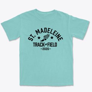 Saint Madeleine Catholic School Track and Field Premium Heavyweight T-shirt