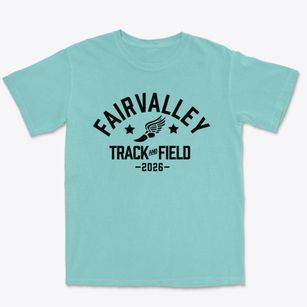 Fairvalley High School Track and Field Premium Heavyweight T-shirt