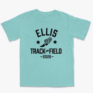 Ellis Elementary School Track and Field Premium Heavyweight T-shirt