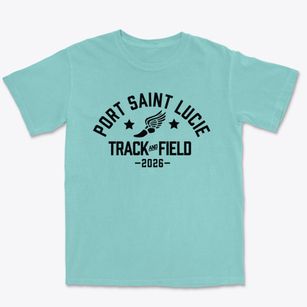 Port Saint Lucie Elementary School Track and Field Premium Heavyweight T-shirt