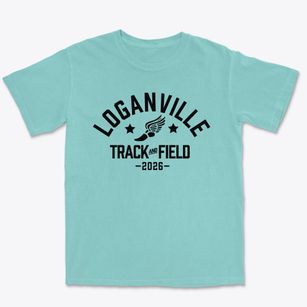 Loganville Middle School Track and Field Premium Heavyweight T-shirt