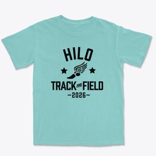 Hilo High School Track and Field Premium Heavyweight T-shirt