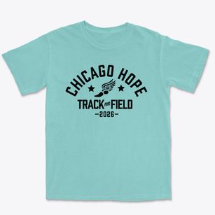 Chicago Hope Academy Track and Field Premium Heavyweight T-shirt