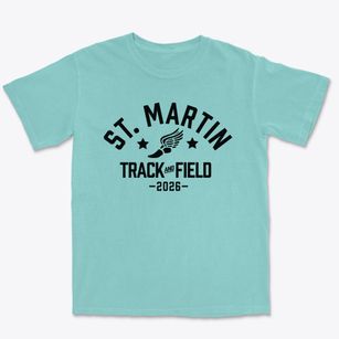 Saint Martin Of Tours School Track and Field Premium Heavyweight T-shirt