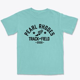 Pearl Rhodes Elementary School Track and Field Premium Heavyweight T-shirt