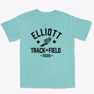 Elliott Elementary School Track and Field Premium Heavyweight T-shirt