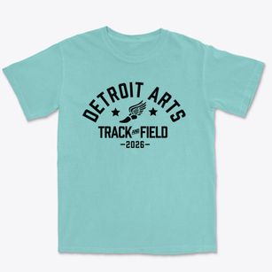Detroit School  Arts Track and Field Premium Heavyweight T-shirt