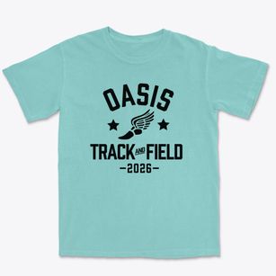 Oasis Academy Track and Field Premium Heavyweight T-shirt