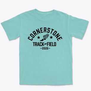 Cornerstone Christian School Track and Field Premium Heavyweight T-shirt