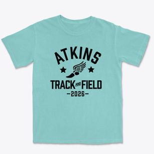 Atkins Elementary School Track and Field Premium Heavyweight T-shirt
