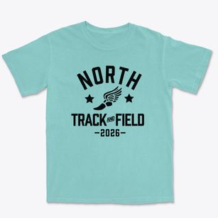 North Intermediate School Track and Field Premium Heavyweight T-shirt