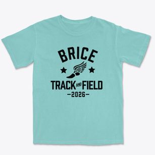 Brice Academy Track and Field Premium Heavyweight T-shirt