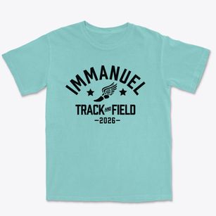 Immanuel Lutheran School Track and Field Premium Heavyweight T-shirt