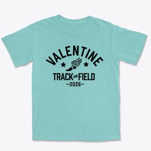 Valentine High School Track and Field Premium Heavyweight T-shirt