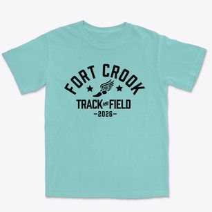 Fort Crook Elementary School Track and Field Premium Heavyweight T-shirt
