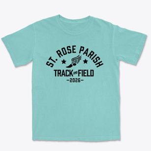 St Rose Parish Track and Field Premium Heavyweight T-shirt