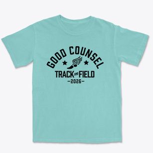 Our Lady Of Good Counsel School Track and Field Premium Heavyweight T-shirt