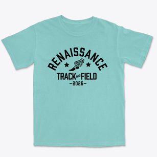 Renaissance High School Track and Field Premium Heavyweight T-shirt