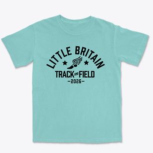 Little Britain Elementary School Track and Field Premium Heavyweight T-shirt