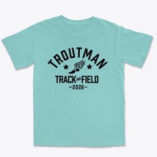 Troutman Elementary School Track and Field Premium Heavyweight T-shirt