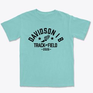 Davidson I B Middle School Track and Field Premium Heavyweight T-shirt
