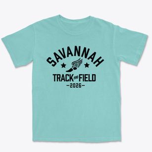 Savannah Academy High School Track and Field Premium Heavyweight T-shirt