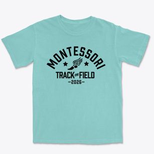 Montessori Childrens House Track and Field Premium Heavyweight T-shirt
