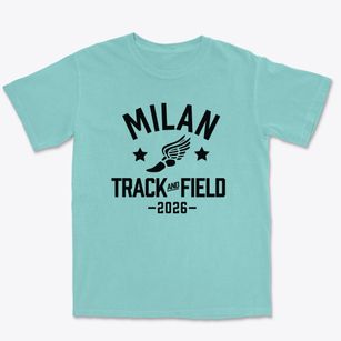 Milan Elementary School Track and Field Premium Heavyweight T-shirt