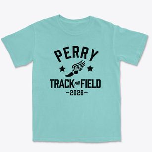 Perry Middle School Track and Field Premium Heavyweight T-shirt