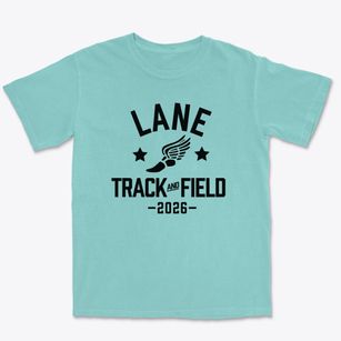 Lane Middle School Track and Field Premium Heavyweight T-shirt