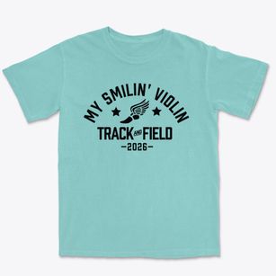 My Smilin' Violin Track and Field Premium Heavyweight T-shirt