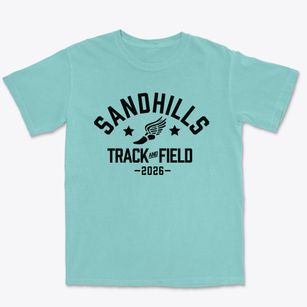Sandhills Middle School Track and Field Premium Heavyweight T-shirt
