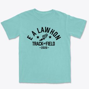 E A Lawhon Elementary School Track and Field Premium Heavyweight T-shirt