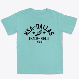 Harmony Science Academy Track and Field Premium Heavyweight T-shirt