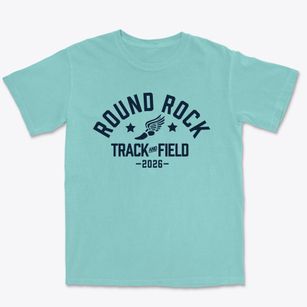 Round Rock Opportunity Center Track and Field Premium Heavyweight T-shirt