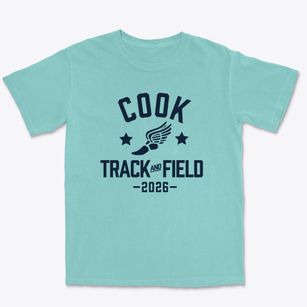 Cook Junior High School Track and Field Premium Heavyweight T-shirt