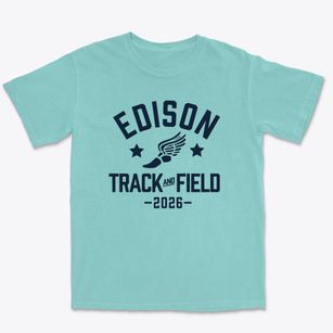 Edison Elementary School Track and Field Premium Heavyweight T-shirt