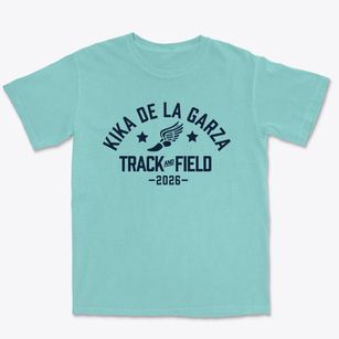 Kika De La Garza School Track and Field Premium Heavyweight T-shirt