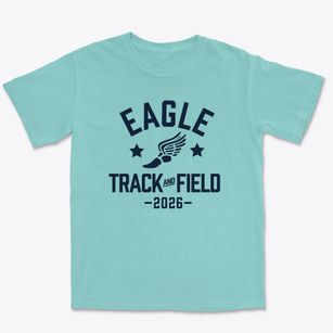 Eagle School Intermediate Track and Field Premium Heavyweight T-shirt