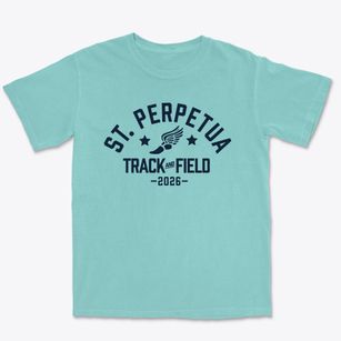 St. Perpetua Catholic School Track and Field Premium Heavyweight T-shirt