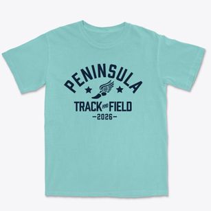 Peninsula Christian School Track and Field Premium Heavyweight T-shirt