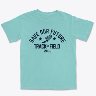 Save Our Future Comprehensive Academy Track and Field Premium Heavyweight T-shirt