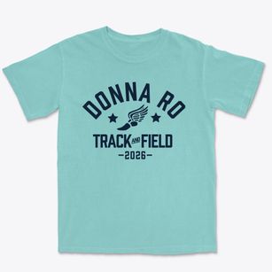 Donna Ro School Track and Field Premium Heavyweight T-shirt