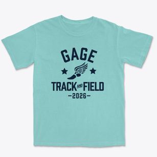 Matthew Gage Middle School Track and Field Premium Heavyweight T-shirt