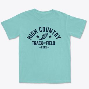 High Country Christian School Track and Field Premium Heavyweight T-shirt